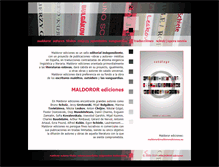 Tablet Screenshot of maldororediciones.eu